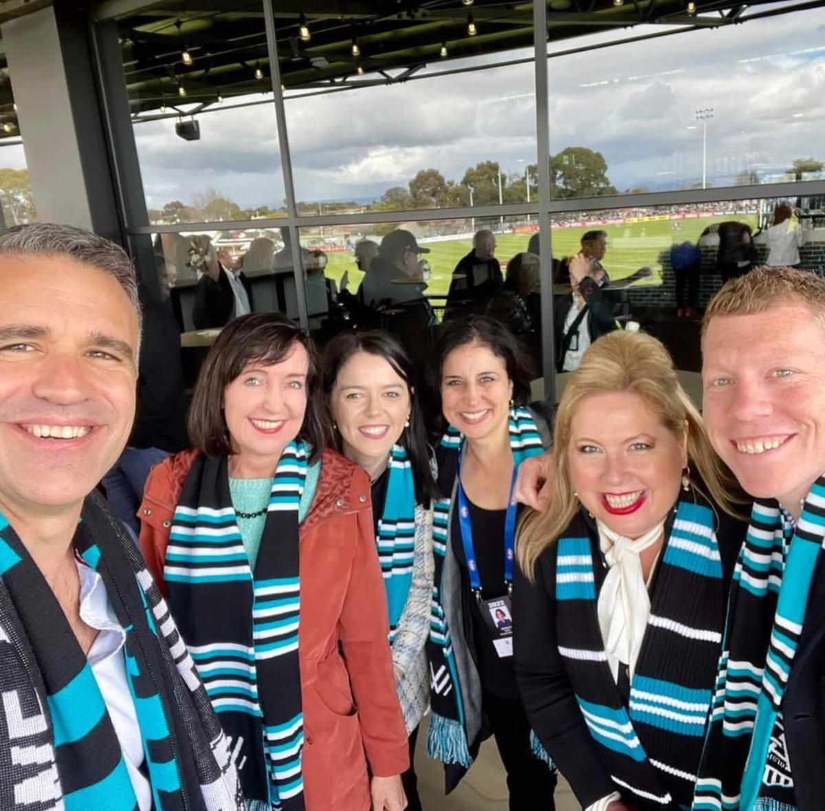 psossic's tweet photo. @MickAtko No different to what happened at Alberton Oval. Survey of local residents carried out by PAFC was statewide Local Member said he supported the local residents opposition to the development and was an ardent Crow’s supporter didn’t think we’d see his mug on a photo op with Premier https://t.co/IpgvV75R4x