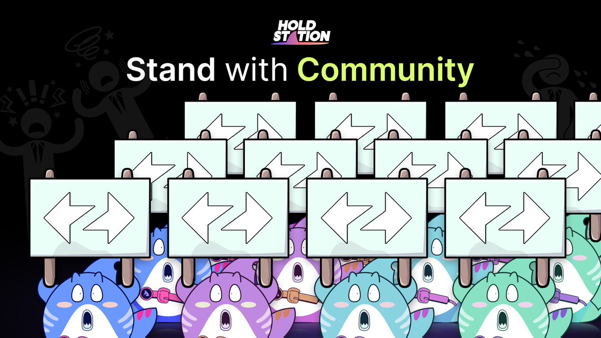 HoldstationW's tweet image. 🫂 Holdstation Listens: Fair Rewards for Our Active Community 

We're pumped about the #ZKsync airdrop with 17.5% $ZK up for grabs!  While the criteria might not apply to everyone, we hear your feedback and want to make sure everyone feels included. 

#Holdstation is committed to…