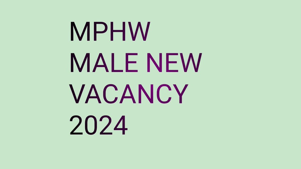 BuwanaHeart's tweet photo. #cet_qualify
MPHW MALE NEW VACANCY 
#MPHW_MALE_VACANCY_2024

@AamAadmiParty @BJP4Haryana @BJP4India @DeependerSHooda @HsscCetUpdates @NayabSainiBJP @mlkhattar @narendramodi @dhruv_rathee @TheLallantop @STV_HaryanaNews
@drkamalguptabjp https://t.co/U3HEjfh8nU