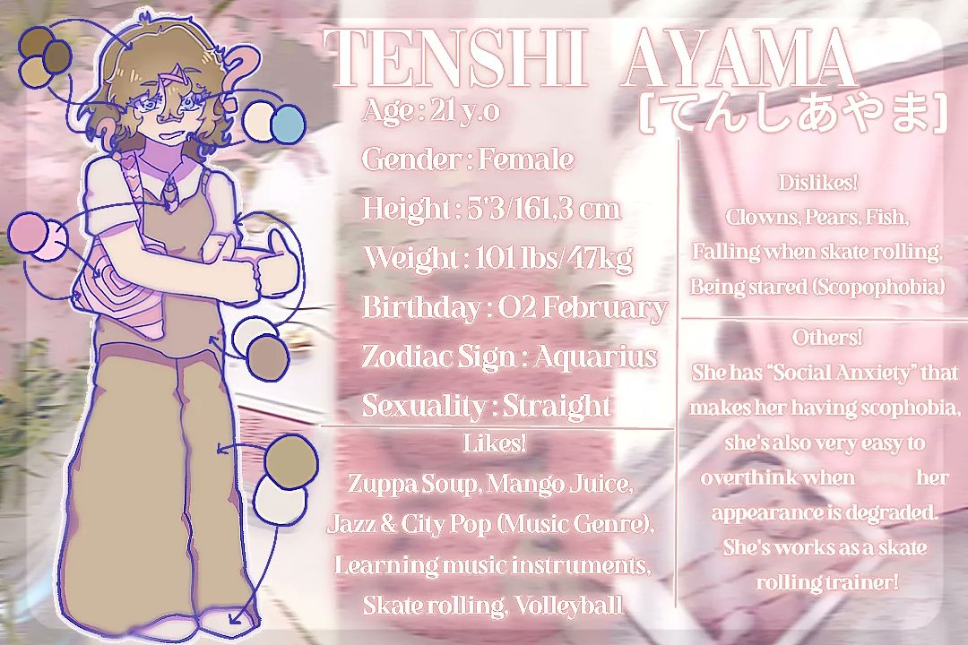 sp3ctervoid's tweet photo. ๋࣭ ⭑⚝๋࣭ my personα’s reference sheet—.ᐟ ‹𝟹 teehee~ ^__^ 
(nOte :: she’s αlso my self–insert in osomαtsu–sαn, good/bαd fortune n’ my hero αcαdemiα !!)
#softilyseun #oc #referencesheet #ocreferencesheet #personarefsheet #osomatsusanselfinsert #selfinsert #selfinserts https://t.co/qi5Ib63cOl