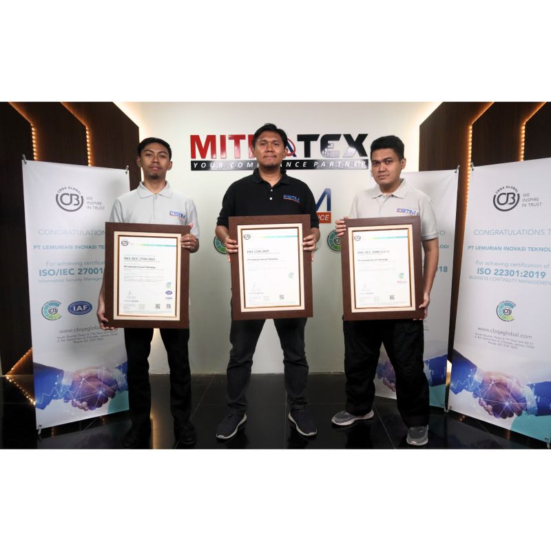 ESTIMSoftware's tweet image. PT Lemurian Inovasi Teknologi through ESTIM Software has  successfully obtained 𝐈𝐒𝐎 𝟐𝟕𝟎𝟎𝟏, 𝐈𝐒𝐎 𝟐𝟎𝟎𝟎𝟎-𝟏, and  𝐈𝐒𝐎 𝟐𝟐𝟑𝟎𝟏 𝐜𝐞𝐫𝐭𝐢𝐟𝐢𝐜𝐚𝐭𝐢𝐨𝐧𝐬. 

#LemurianInovasiTeknologi #Lemurian #ESTIMSoftware #ESTIM #ISOCertification