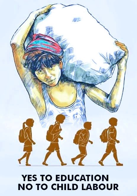 Job Zachariah (@jobzachariah) on Twitter photo Child labour is a crime against children & humanity. It can be ended by: 1️⃣ Free & compulsory education of all children 2️⃣ Enforcement of law against child labour 3️⃣ Social protection support to poor families 4️⃣ Boycot products & services of child laborers.
<a href="/UNICEFIndia/">UNICEF India</a> Child labour is a crime against children & humanity. It can be ended by: 1️⃣ Free & compulsory education of all children 2️⃣ Enforcement of law against child labour 3️⃣ Social protection support to poor families 4️⃣ Boycot products & services of child laborers.
<a href="/UNICEFIndia/">UNICEF India</a>
