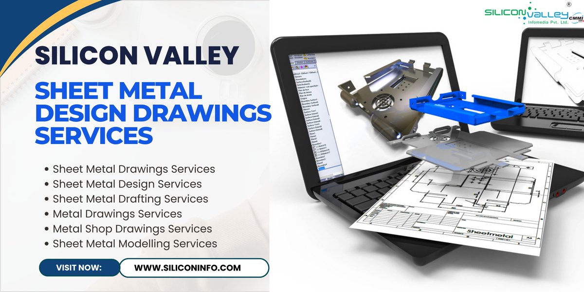 silicon_ltd's tweet image. Silicon Valley Infomedia is dedicated to offering top-quality Sheet Metal Design Drawings Services and Sheet Metal Design Services worldwide. We focus on creating designs that look great and function well. #SheetMetalDrawings #SheetMetalDesign

🌐 siliconinfo.com/shop-drawing-s…