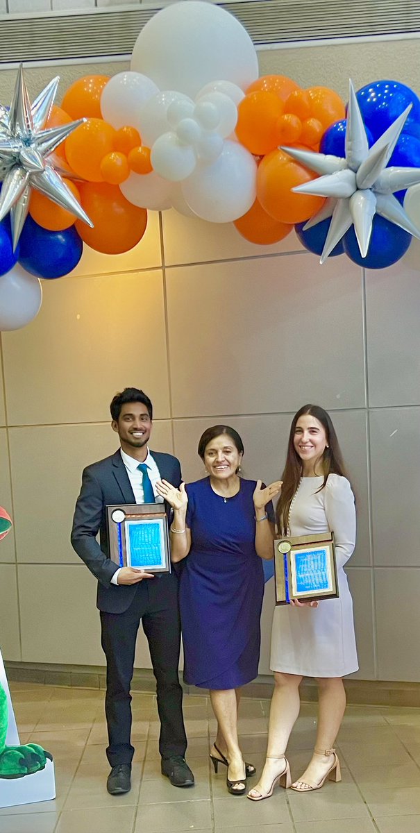 ggvela's tweet photo. Proud of @ufjaxcards Chief Fellows Drs Blanco &amp; Omar for winning The Leon Haley Resident leadership Award for Inclusive Excellence &amp; The Robert Wears Outstanding Resident In Quality and Patient Safety Award. You make us proud 😌
@UFHealthJax @UFMedicineJax @DraCards #ACCFIT https://t.co/hbCAg4JP9C