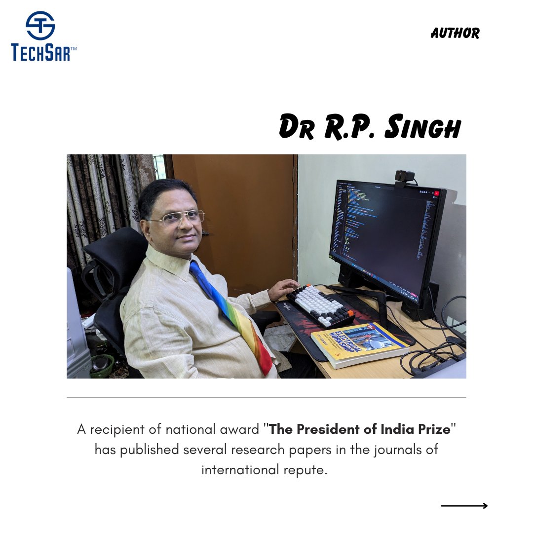 techsar_books's tweet photo. 🎓 Meet Dr. R.P. Singh, 'The President of India Prize' winner and esteemed author of 'Electrical Workshop'. 🌟📖
#electricalworkshop #abouttheauthor #meettheauthor #academicauthor #author #authorlife #electricalengineering
#electricaltools #handsonlearning #equipment #RPsingh https://t.co/KbbyI8xhfy
