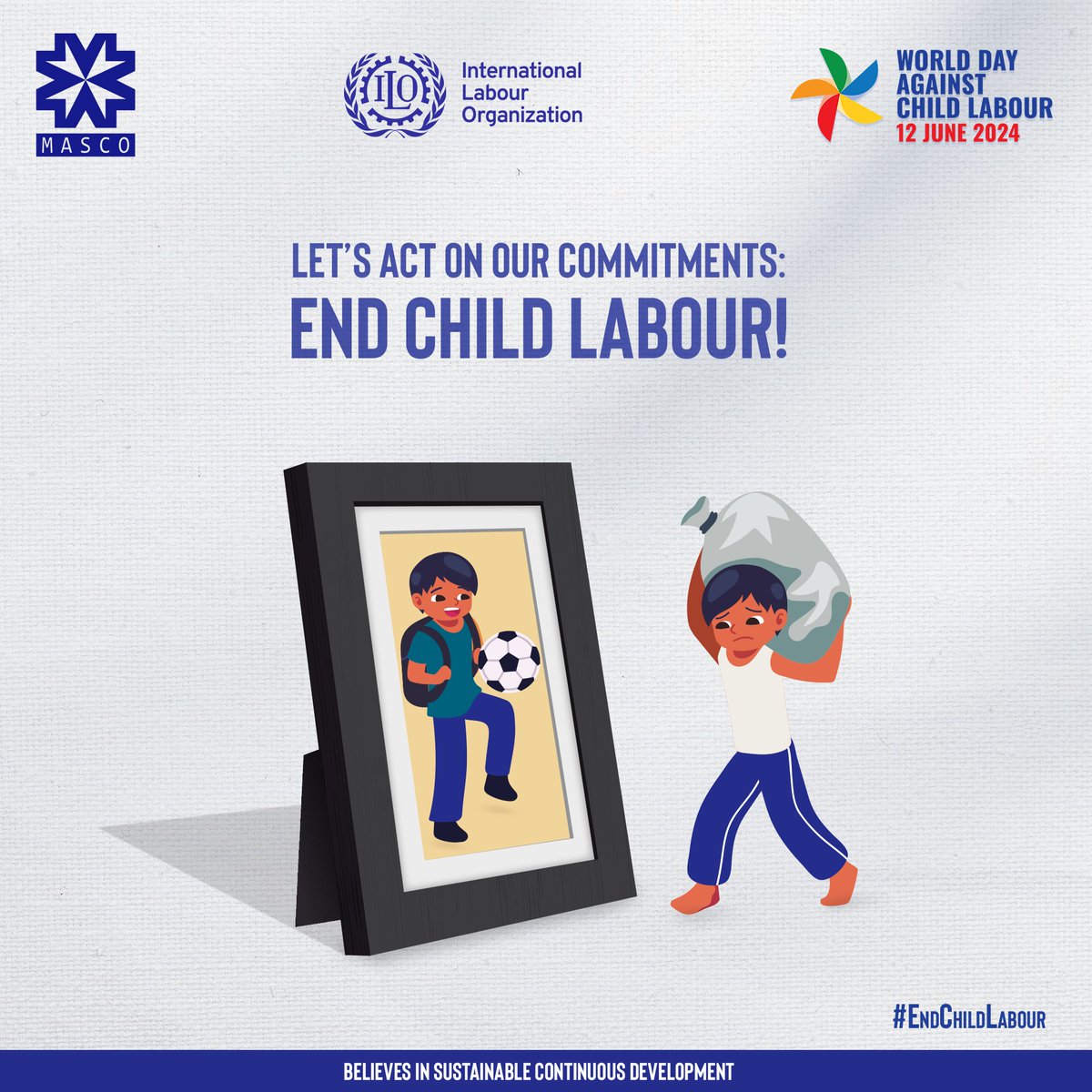 Promises are just the beginning. It's time to act on our commitments and end child labor for good. #EndChildLabour #ActNow #MascoGroup