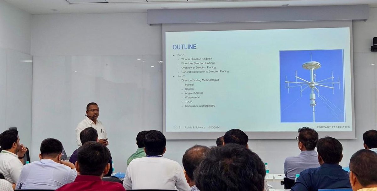 DotWmo's tweet photo. WMO HQs organised training on Fixed V/UHF and Direction Finding System for officers/officials of WMO & its field units. Fixed V/UHF and Direction Finder will enhance the spectrum over all monitoring capabilities of country
@DoT_India @WMTDC_DOT https://t.co/UTi5lSbwqR