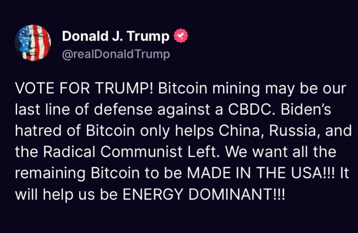 BREAKING: 🇺🇸 Donald Trump says 