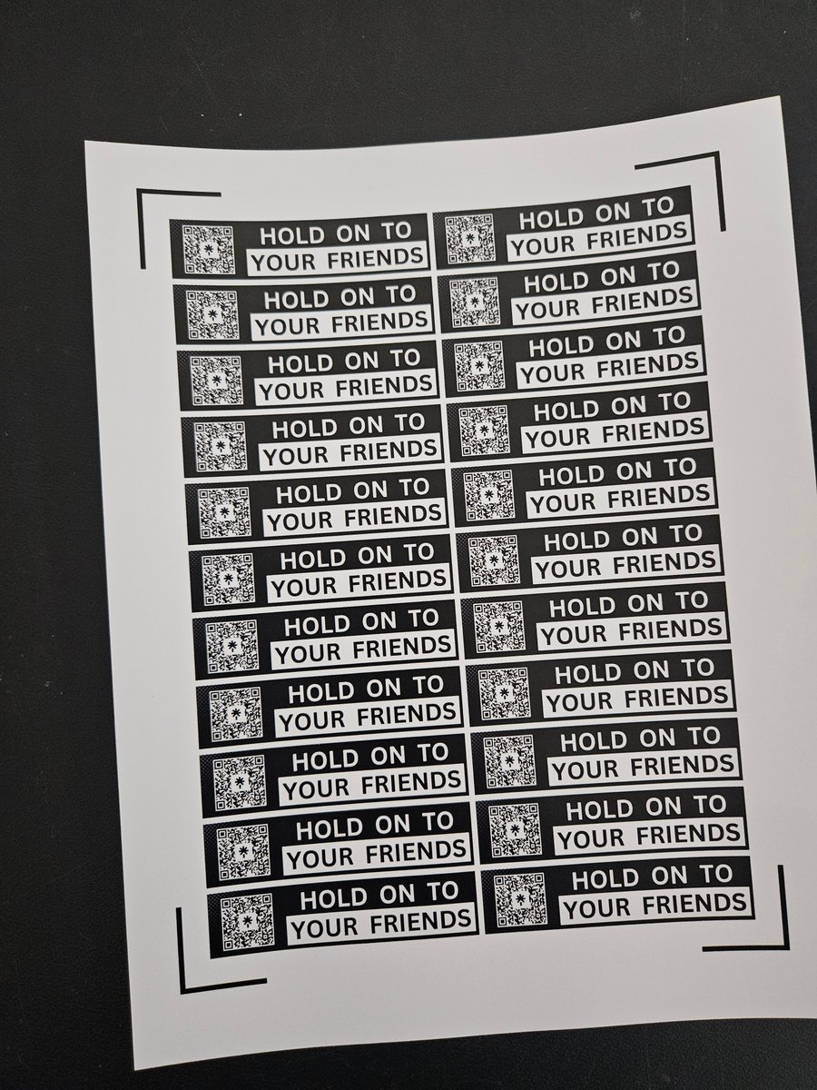 1000 piece sticker order coming right up