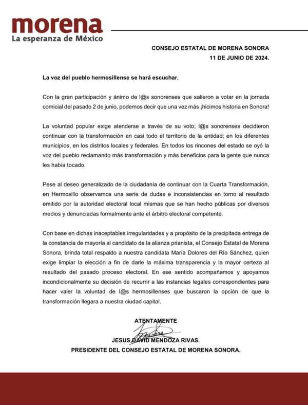 FortaleceSonora's tweet photo. @MorenaSonora @PartidoMorenaMx hay qué saber perder https://t.co/nAYjsk23PH