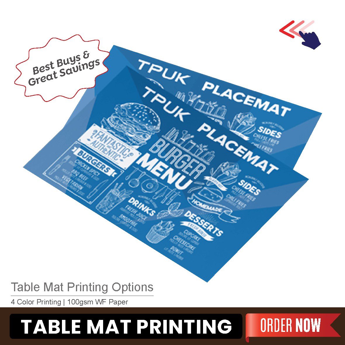 gulflinprinting's tweet image. Table mat printing at budget price 
Custom table mats, Personalized table mats, Printed table mats
#customplacemats #tablesettings #diningstyle #personalizedplacemats #tableart #dinnerdecor #tabletopdesign #elegantdining #customtablemat #cheaptableplacemat #lowbudgettablemat