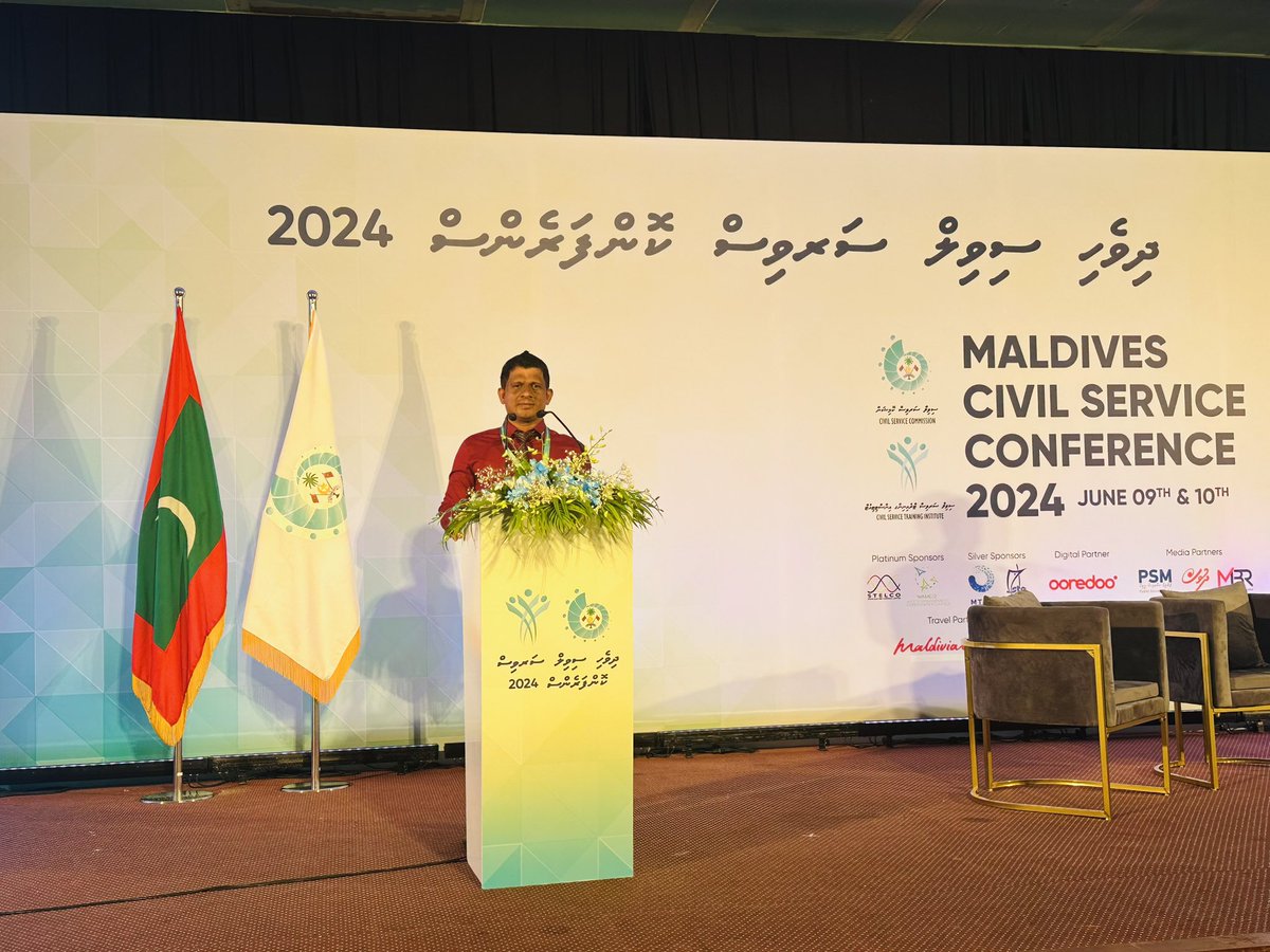 musthausim's tweet photo. It was an honor to participate in the two-day Civil Service Conference on Smart Governance and Civil Service Excellence. The discussions and insights gained were highly valuable and will significantly inform my future work. I am eager to implement these innovative ideas. https://t.co/oFrL3RNCB5
