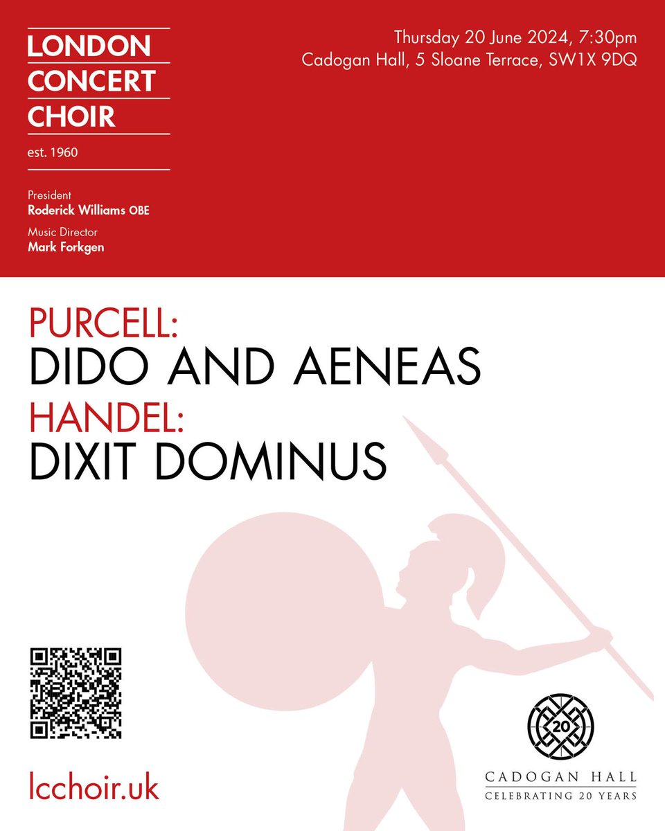 ChoirLCC's tweet photo. Thursday 20th June 7:30pm in Cadogan Hall soprano Rachel Allen joins us and Counterpoint as #Dido in #Purcell #DidoandAeneas and #Handel #DixitDominus. A "spellbinding” performer of baroque repertoire.
https://t.co/xcr843gQbh #rachelallen @soprachelallen @cadoganhall https://t.co/TSRQapWiHR