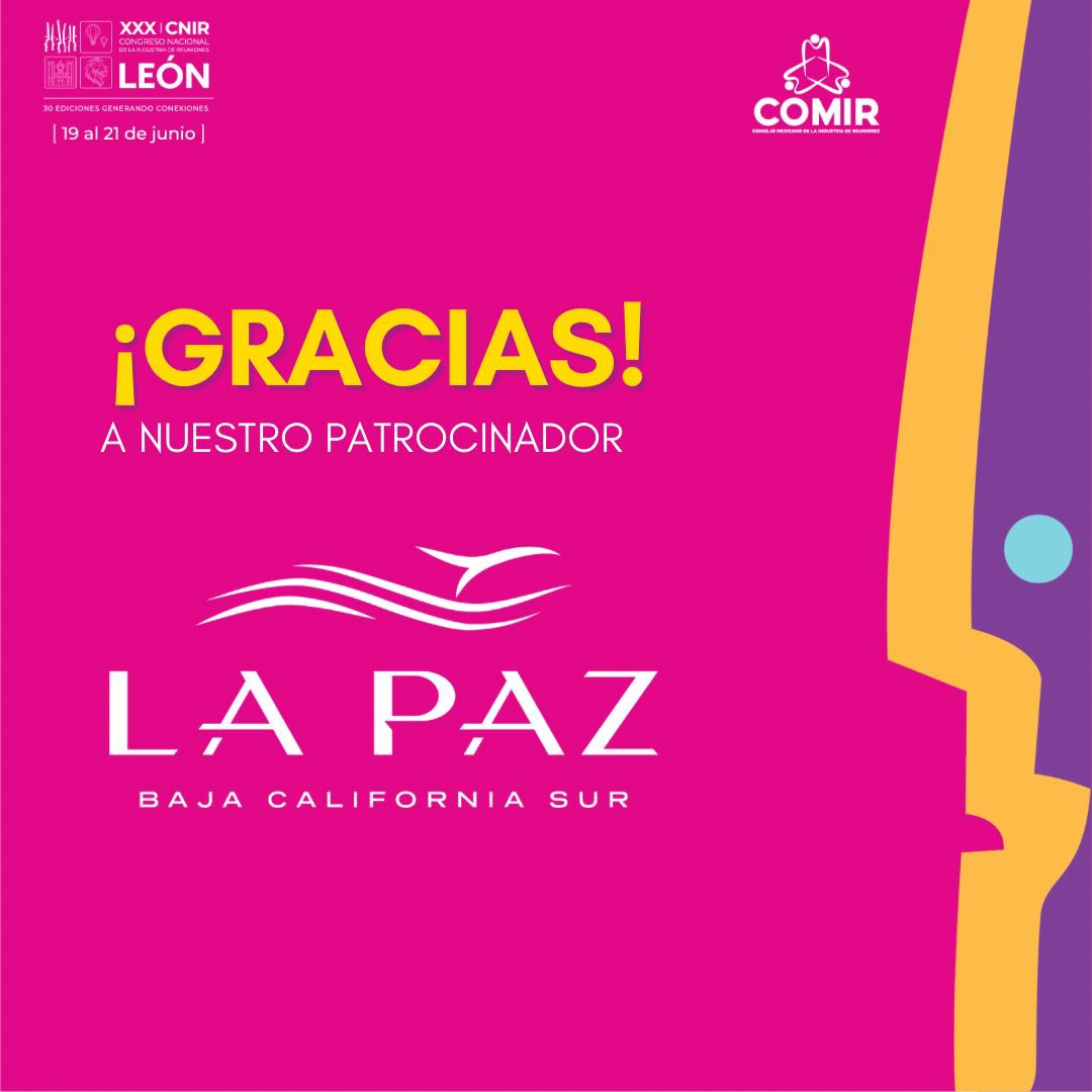 🤝Bienvenidos Baja California Sur y La Paz al #CNIR2024🤝

👏Gracias por ser patrocinadores de nuestro Keynote Speaker: Ryan Minton

¡Agradecemos por hacer posible nuestra XXX edición del Congreso Nacional de la Industria de Reuniones!

#NosVemosenCNIR #JuntosSomosMásFuertesCOMIR