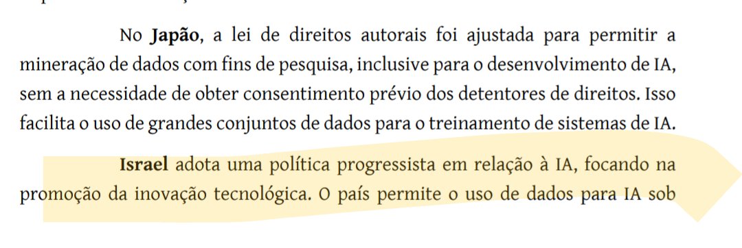 🚨URGENTE: ARTISTAS e Inteligência artificial

NA CALADA DA NOITE: 

Ontem, 11/06/2024, apresentaram EMENDAS que suprimem alguns artigos que ainda protegiam os artistas.

Uma das justificativas é que ISRAEL 🇮🇱 tem uma política progressista para IA.

Além disso, querem, de fato,