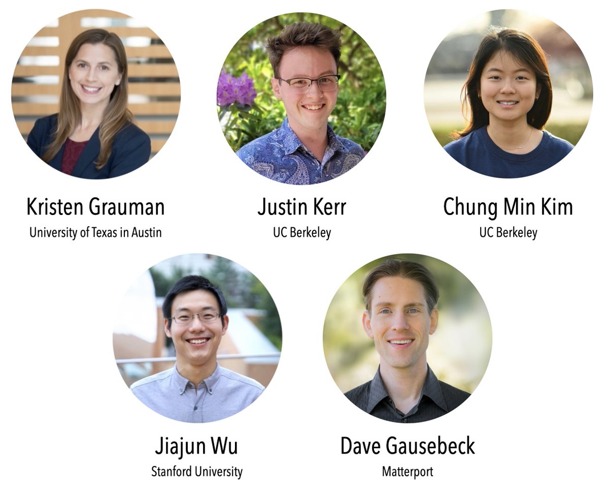 FrancisEngelman's tweet image. The Open-Vocabulary 3D Scene Understanding  workshop (#OpenSUN3D) is back @CVPR with an outstanding lineup of keynote speakers:

Kristen Grauman, @justkerrding, @ChungMinKim, @jiajunwu_cs &amp;amp; Dave Gausebeck 🚀#CVPR2024

Details at opensun3d.github.io