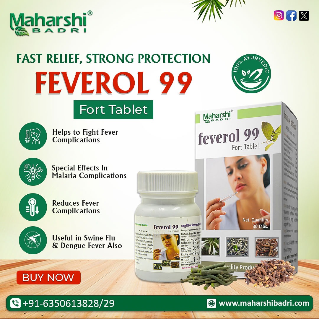 maharshi_badri's tweet image. Get fast relief and strong protection with Maharshi Badri FEVEROL 99 Fort Tablet. Say goodbye to fever and hello to health! 🌡️💪

📞Call or Whatsapp: +91-6350613828/29
🌐Website: maharshibadri.com

#Maharshibadri #FastRelief #StrongProtection #Feverol99Fort #Health