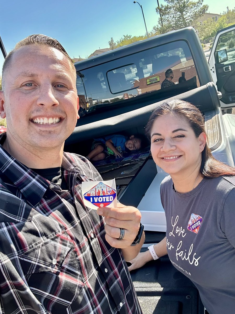 720Trobb's tweet photo. My wife Nathalie got to VOTE for her FIRST time in AMERICA as a ROBBINS!!!! In our household we support those who support UNIONS!! We ARE PRO LABOR!!! And we will not STOP FIGHTING!! #2024primaryelection https://t.co/okbDFQG75q