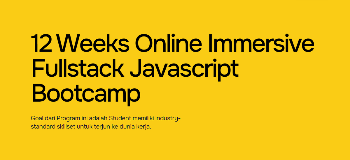 Hello Folks!👋

Devscale Fullstack MERN Bootcamp is Open!
Goal dari program ini adalah student punya industry standard skillset untuk jadi Fullstack MERN Developer.

Programnya akan jalan selama 3 Bulan (4x seminggu).
Selama program students akan belajar banyak :

- HTML, CSS,
