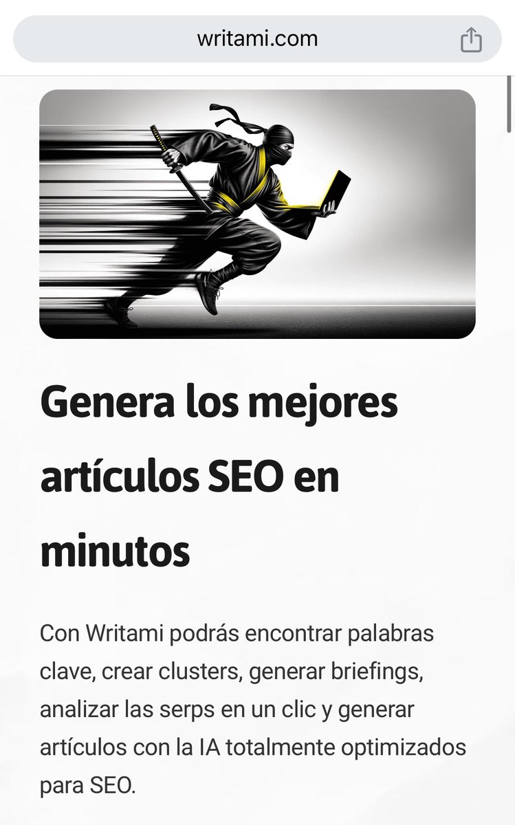 marioarmentaart's tweet image. SORTEO EXPRESS 24H 🥳

3 cuentas LIFETIME de la herramienta para contenidos SEO Writami (plan Chūnin).

Para participar:

1. Haz RT
2. Sigue a @Writami_ES 

🔥 Digo los ganadores mañana jueves.

PD: 🎁 Premio seguro por participar para todos/as. Envíame DM para que te lo mande.