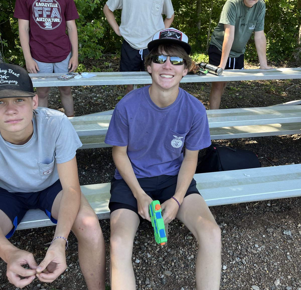SmyrnaFFA's tweet photo. Smyrna FFA members enjoying sporting events day 2! Good luck to all our members and various teams in their competitions this week. #AgIsCool #OnlyOneSHS @SmyrnaBulldog https://t.co/m1xqBRvyXL
