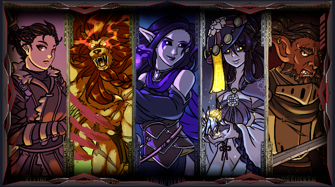 What an absolutely incredible session zero for Death! Huge props to <a href="/SP_A_Bad_Idea/">A Bad Idea</a> for the artwork, I couldn't be happier with these amazing characters brought to life with your work. 

twitch.tv/vanalosswen to follow the adventures of the Revengers!