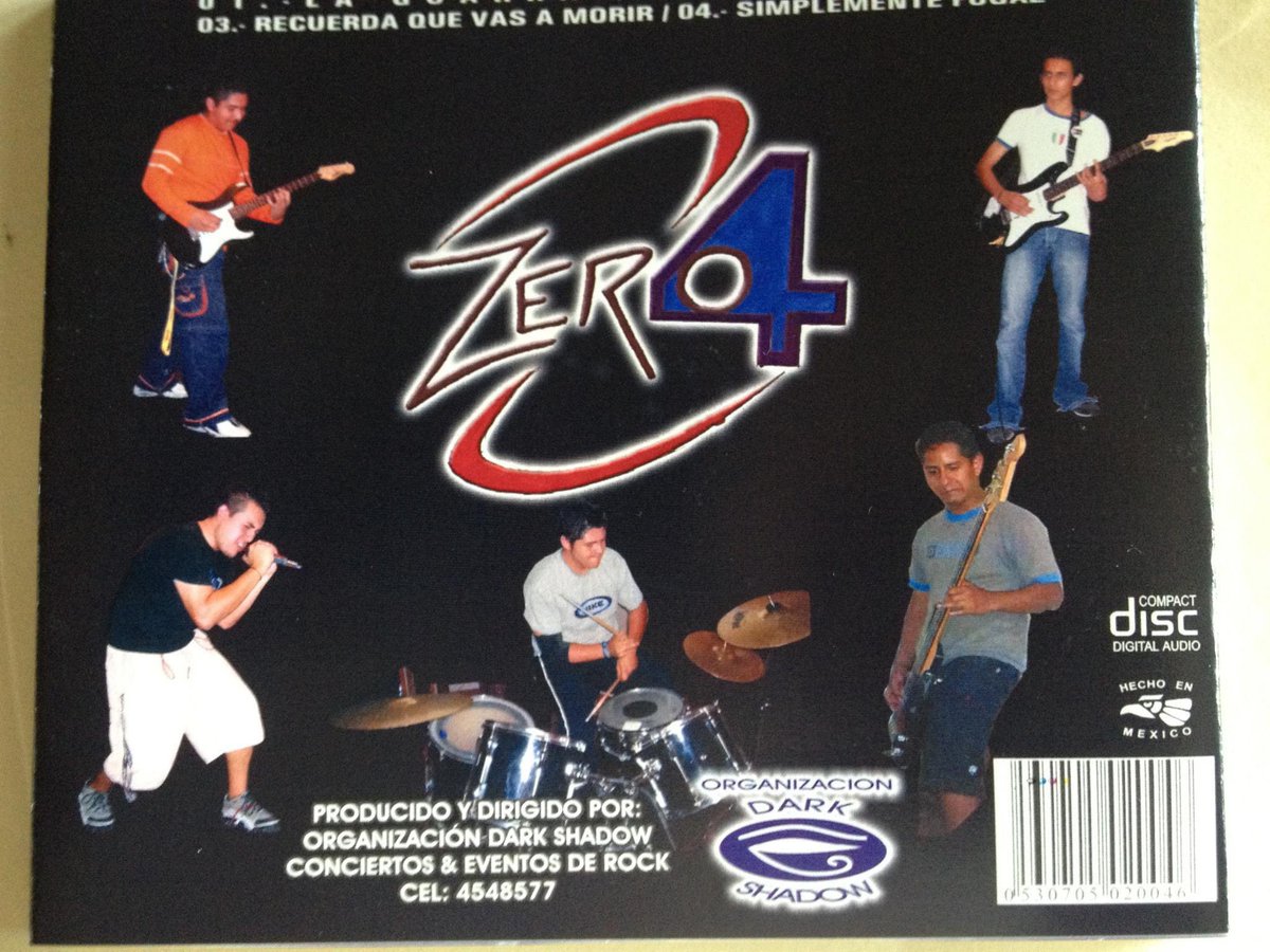 Zero4gdl's tweet photo. Así fue nuestro demo, hay en el ño del #2004 #rockenespañol #rock #gdl #zero4 https://t.co/rIwozfOSEG