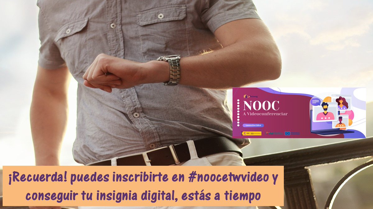 🟢Hoy estará disponible la grabación del "Evento en Directo" #noocetwvideo
📔Súmate a los aprendizajes, aún puedes inscribirte al NOOC y completarlo con éxito <a href="/eTwinning_es/">eTwinning España</a> 
📅Hasta el 14 de junio
✍️enlinea.intef.es/courses/course…
<a href="/INTEF/">Yosuke Yokota</a>