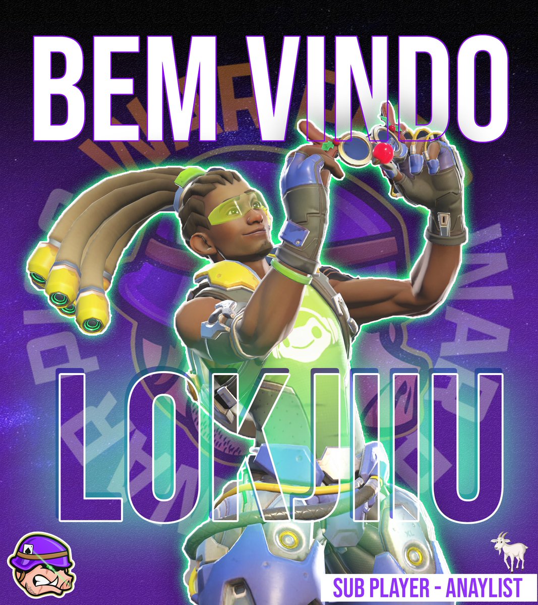 Um reforço a mais para ajudar a gente na nossa jornada rumo à Riyadh, na Arábia Saudita

Se alguém quebrar o braço, ele completa.
Se alguém precisa de um café, ele traz.
Análises completas, beats questionáveis

Bem vindo, <a href="/Lokjiiu/">Lokjiiu</a>  🇧🇷 🐸