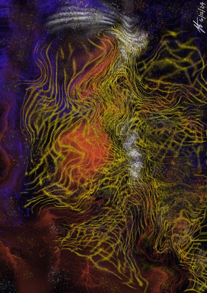 Eclectic Soundwaves #digitalart #art #nft #abstract #abstractart #mood #fyp