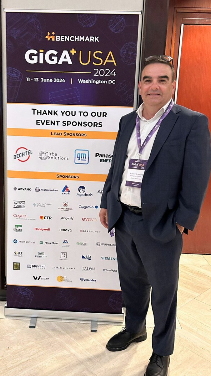 $ASO's MD Russell Bradford is at Benchmark's Giga USA conference, currently underway in Washington USA running from June 11-13. 
Read more about the event here:👉tinyurl.com/3xj3f63a