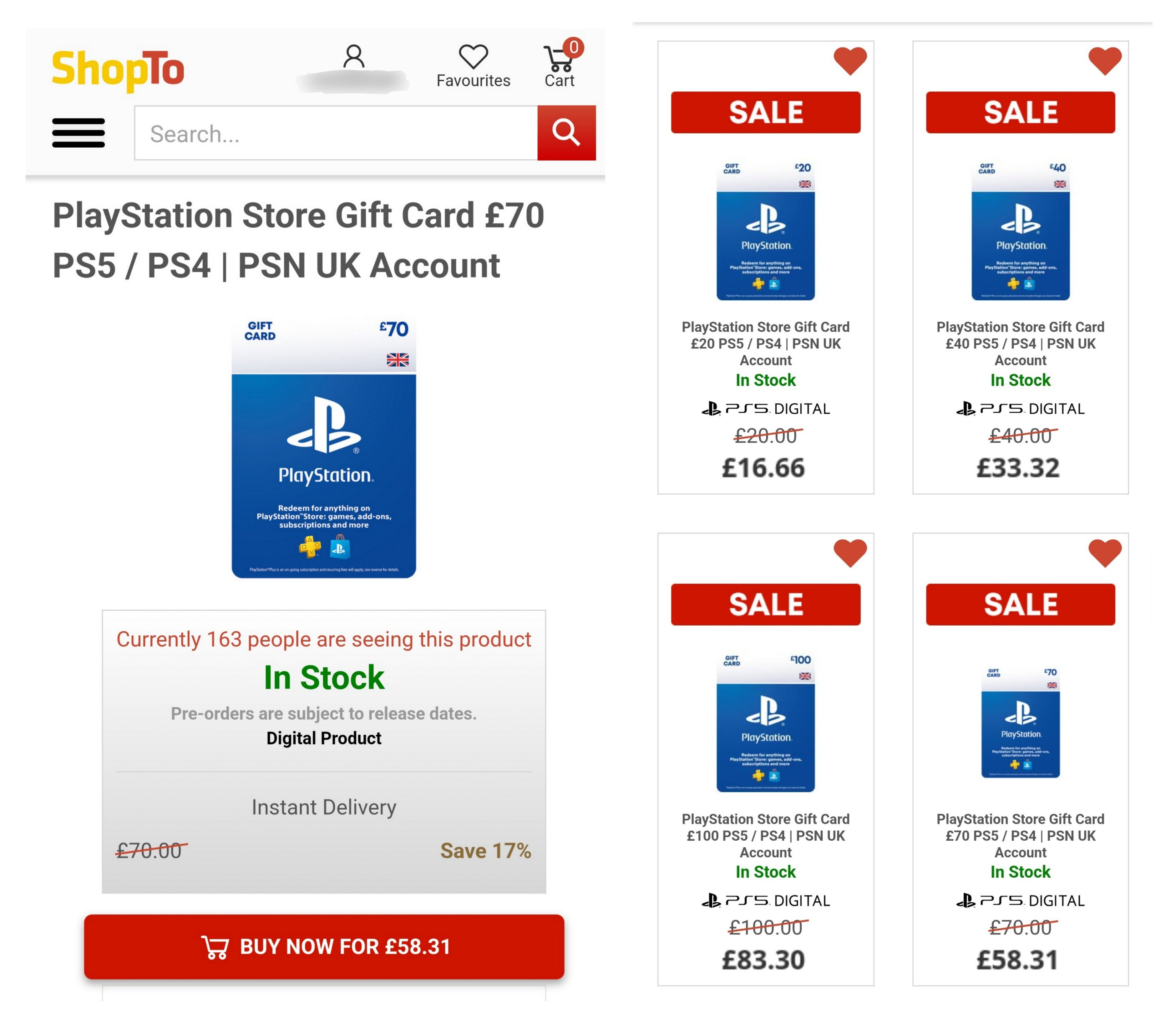 NIB on X A quick one for my UK followers Currently ShopTo has a 17 off sale on nearly all PlayStation store gift cards. Means you can buy any 70 game for