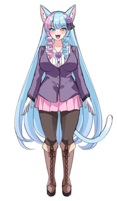 へへ、今パーツ分けしながらオリキャラの絵描いてんの😉 