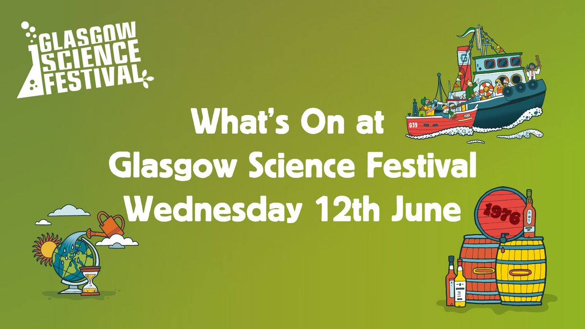 Glasgow Science Festival (@glasgowscifest) on Twitter photo #GlaSciFest 12th June: What's On📅
🧪GSF at the <a href="/riversidemuseum/">Riverside Museum</a>
🌵 GSF at the <a href="/GlasgowBotanic/">Glasgow Botanic Gdns</a> Gardens
🧫 Transformative Science at <a href="/UniWestScotland/">UWS</a>
🍺 Imagining Scotland with Less Booze <a href="/GCUReach/">GCU Research Centre for Health (ReaCH)</a>
🐕 Human & Animal Intelligence <a href="/UofGARC/">UofGARC</a>
and lots more👉gla.ac.uk/events/science… #GlaSciFest 12th June: What's On📅
🧪GSF at the <a href="/riversidemuseum/">Riverside Museum</a>
🌵 GSF at the <a href="/GlasgowBotanic/">Glasgow Botanic Gdns</a> Gardens
🧫 Transformative Science at <a href="/UniWestScotland/">UWS</a>
🍺 Imagining Scotland with Less Booze <a href="/GCUReach/">GCU Research Centre for Health (ReaCH)</a>
🐕 Human & Animal Intelligence <a href="/UofGARC/">UofGARC</a>
and lots more👉gla.ac.uk/events/science…