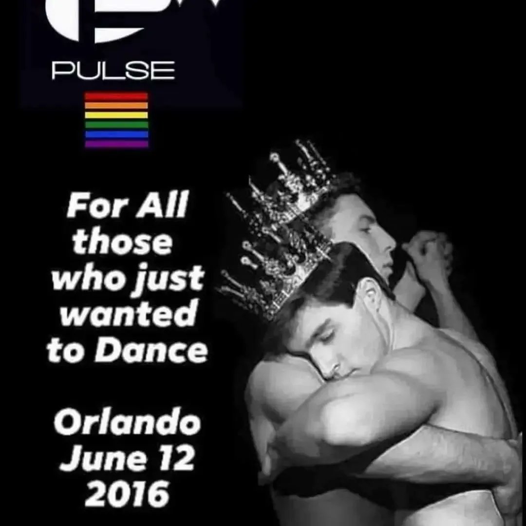 8 years ago today a tragedy struck the LGBTQ community 49 souls were lost at Pulse Nightclub in Orlando Florida 💔 
#WeWillNotLetHateWin