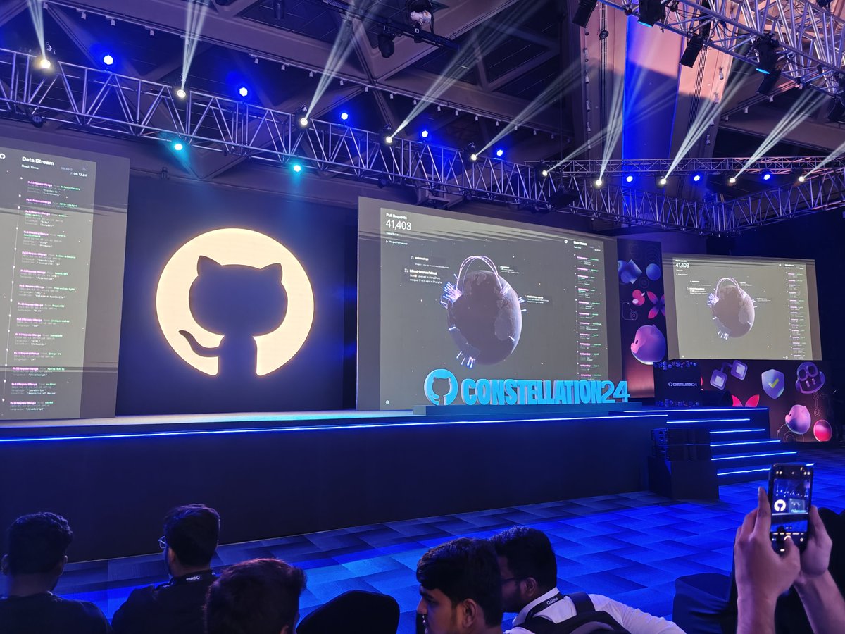 razasayed's tweet image. 🚀 Thrilled to be at GitHub Constellation 24! 🌟 It's amazing to connect with the developer community, dive into the latest #AI trends, and meeting inspiring and amazing folks ! #GithubConstellation