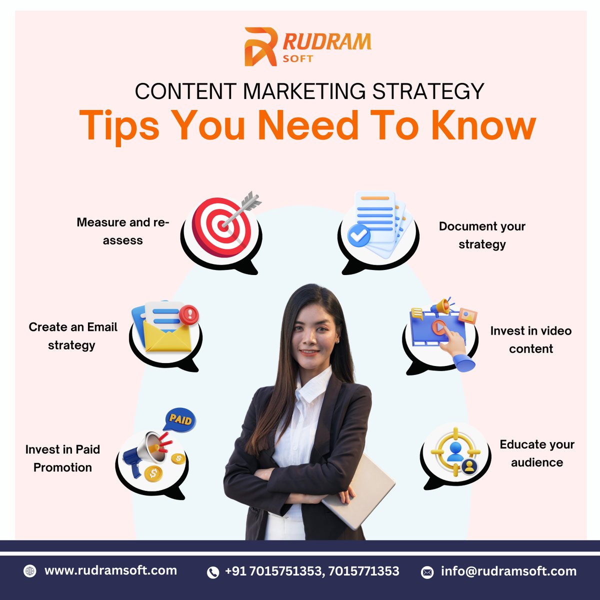 RudramSoft's tweet image. Content Marketing Strategy Tips &amp;amp; Tricks
#rudramsoft #copycontent #realcontent #marketing #contenttips #contenttricks