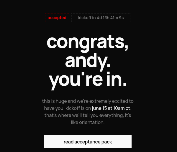 MenuttiAndy's tweet photo. @_buildspace  team selected me under 32000 projects! 
Yo ya gane, Gracias ! https://t.co/mtS8x7MVnV