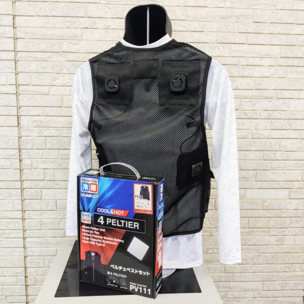 昨年、夏前に完売してしまい話題になった「#ペルチェベスト」。
2024年新発売の村上被服「ペルチェベストセット PV111」は、冷却だけでなく、温熱もできる、1年中使える使える二刀流ウェア！！フルハーネス対応です。
#ダブルストーン 一部店舗で発売中！取り寄せもできます😆