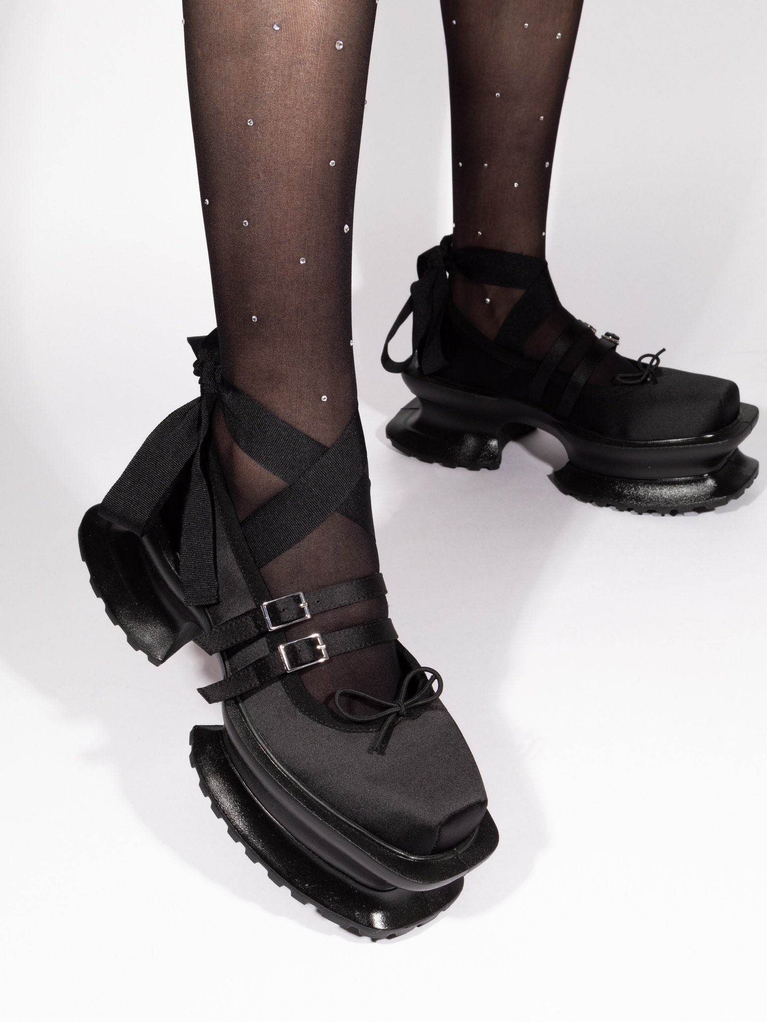 AKIKOAOKI Aerial Garden shoes AKIKOAOKI シューズ Aerial Garden BK