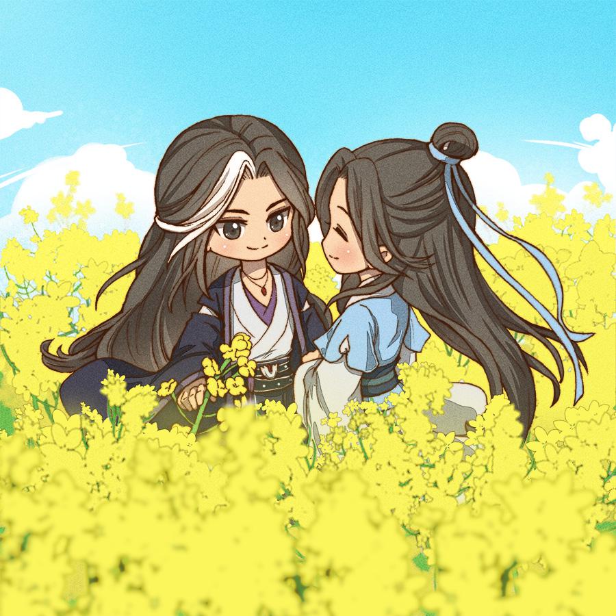 KaAzuke's tweet photo. #千秋 #晏沈 #ThousandAutumns #QianQiu #山河剑心 
☺️😆 https://t.co/MKImRk8BHA