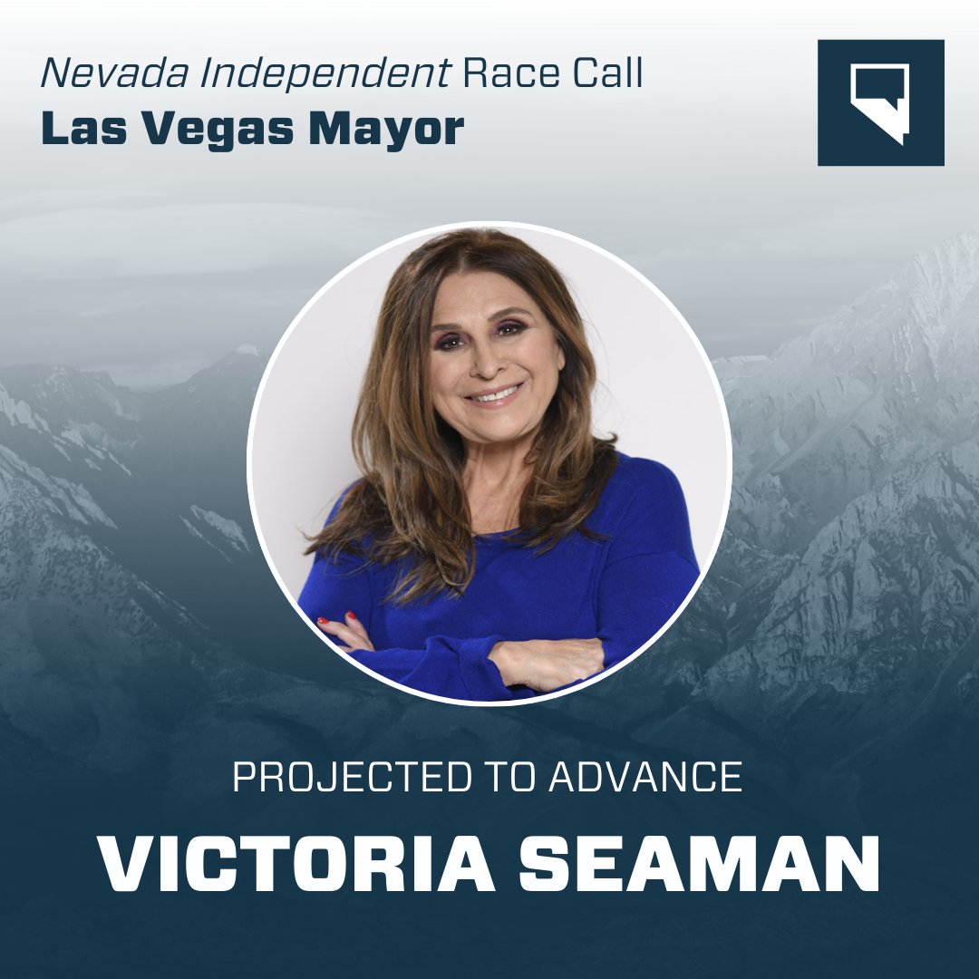 TheNVIndy's tweet photo. The Nevada Independent projects Shelley Berkley and Victoria Seaman will advance to general election in the Las Vegas mayoral race.
https://t.co/n2SxKuFrLJ
#lvmayor #nvprimary #election2024 https://t.co/MNYmTrPghh