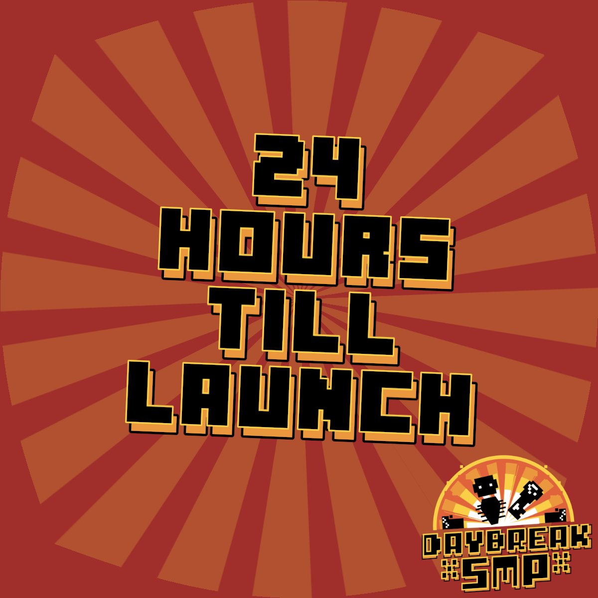 daybreakthesmp's tweet photo. Just 24 hours left!
Which Daybreakers are you most excited to see collab together?
#daybreakSMP https://t.co/1Hyoj8DL6X