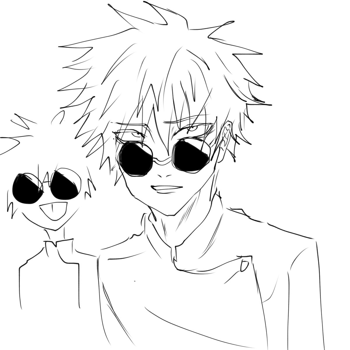 viykozz's tweet photo. 五条悟らくがき・・ https://t.co/Zc9wR6yAM3