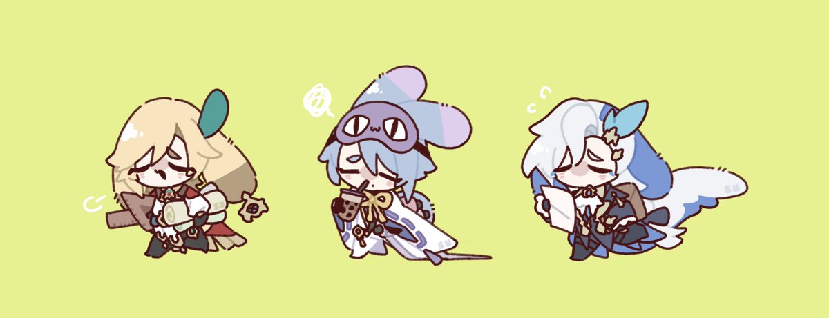 🌀🌀🌀 #kaveh #ayato #neuvillette