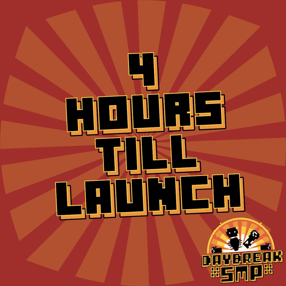 daybreakthesmp's tweet photo. I can't believe it's almost here!
Quivering with anticipation!
FOUR HOURS!
#daybreakSMP https://t.co/Pgt6yh80Qc