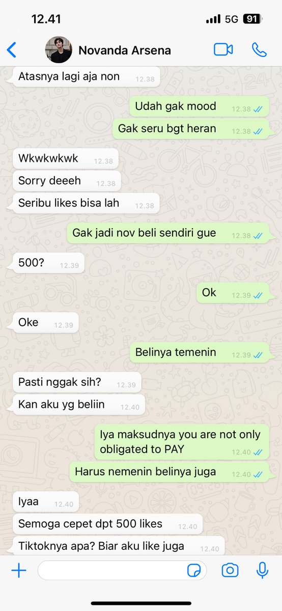 thrillingsun's tweet photo. menurutku di gak dapet ya 500rb likes… #novanonik https://t.co/knUDTFrP36