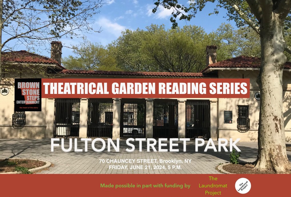 Part of <a href="/LaundromatProj/">The Laundromat Project</a> Bed-Stuy Artist Residency is a live presentation of the staged Reading for

THE LAST RISE OF AKHENATEN by Alicia Foxworth
Michael Green, Director

Friday, June 21, 2024 at 5 P.M.
Fulton St. Park
70 Chauncey St.
Brooklyn, NY

Join us
bit.ly/3VBUBCq