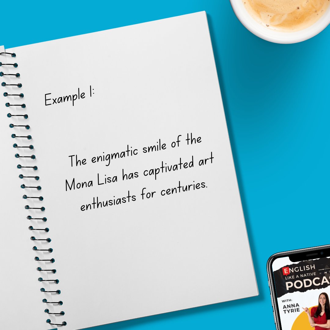 1_Like_A_Native's tweet photo. English Vocabulary: Enigmatic
⁠
Featured in today's episode of 'Your English Five-a-Day'. 

👉 Start listening to the English Like a Native Podcast: https://t.co/I3b7p9Wg0y

#learnenglish #wordoftheday #Englishlikeanative #Englishpodcast #Englishvocabulary #Britishenglishpro https://t.co/U7EzHZVhxc