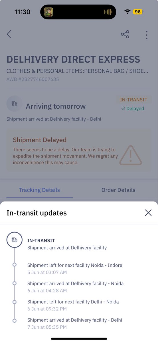 rantyysocial's tweet photo. @delhivery @help_delhivery Hi team, my package with AWB 2827746007635 is stuck at delhi facility for 5 days now, with no update. Can you look into this? There has been no satisfactory response the ticket either. https://t.co/gUIDKIQDKO